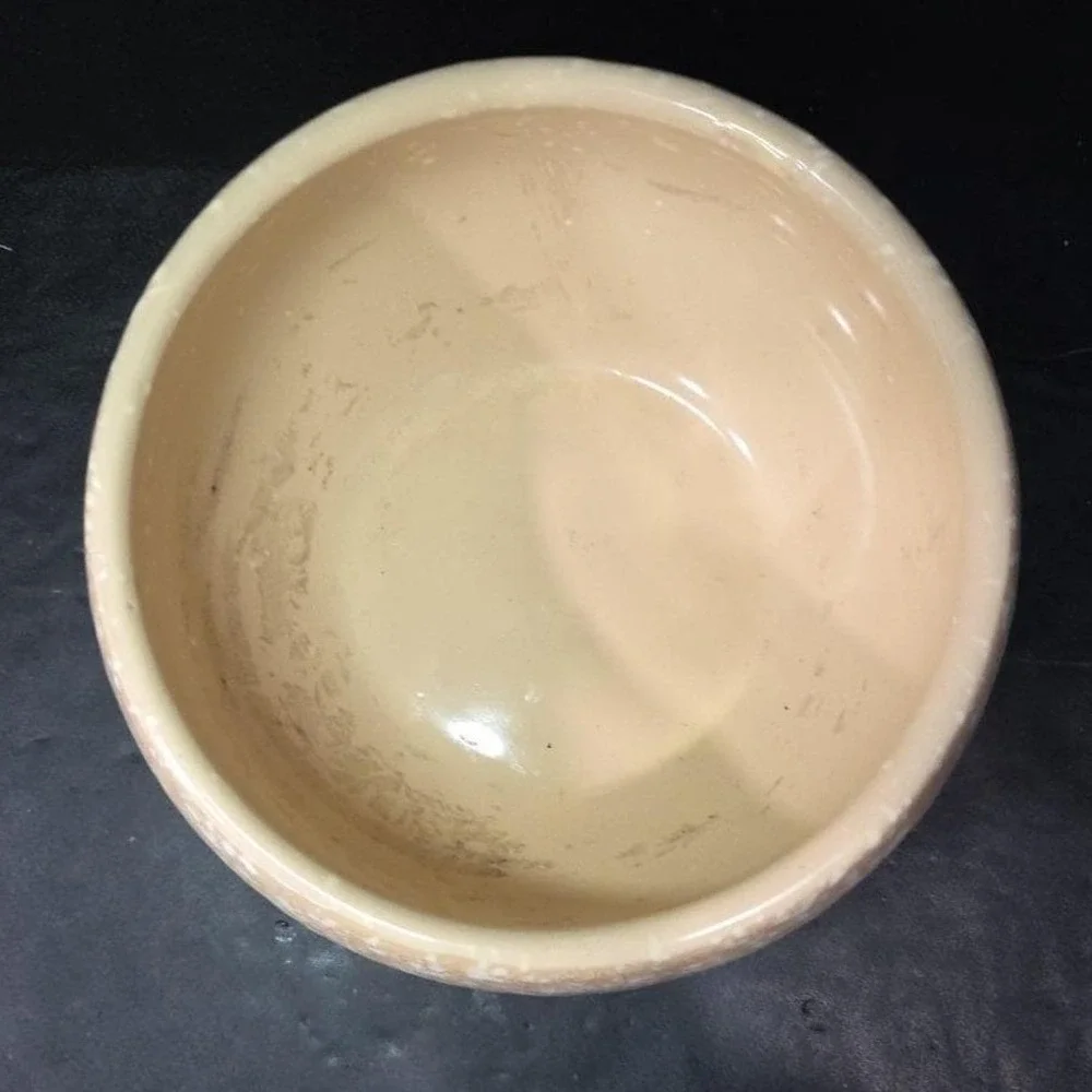 WoodWick Island Coconut Speckled Bowl, Empty Ceramic‎ Candle Vessel, Pottery
